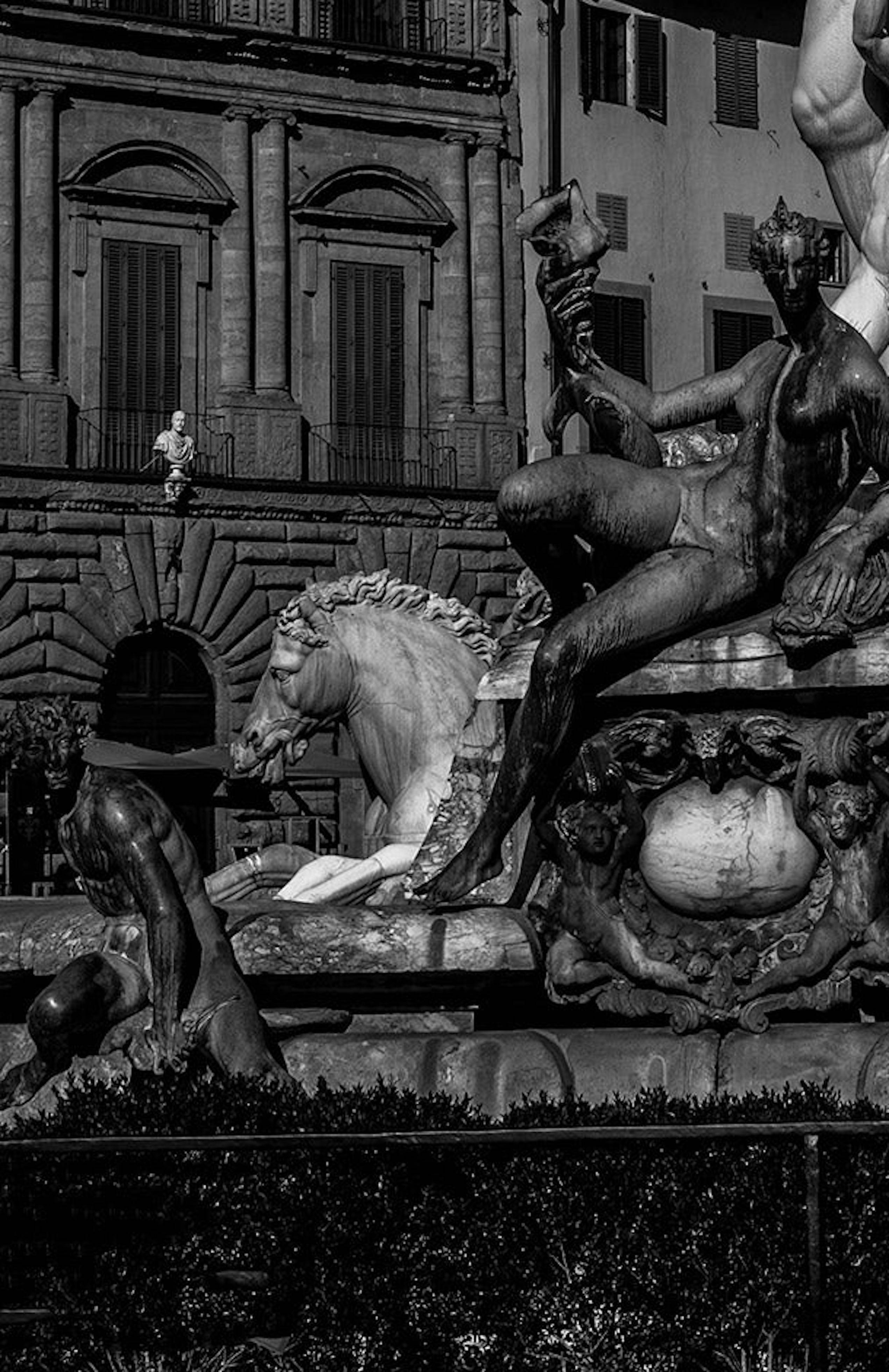 Firenze. Figurative Landscape black and white limited edition photograph - Photograph by Juan Pablo Castro