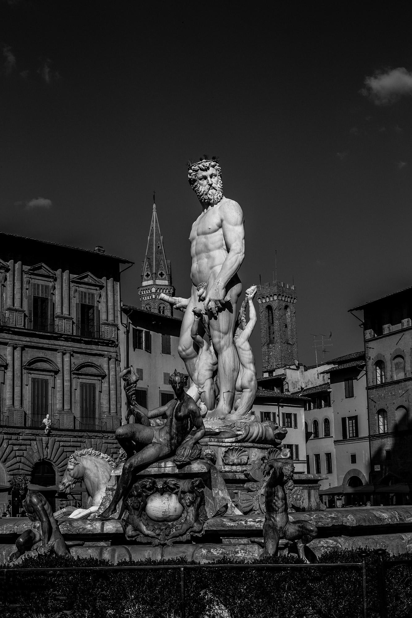 Juan Pablo Castro Landscape Photograph – Florenz. Figurative Landschaftsfotografie in Schwarz-Weiß in limitierter Auflage