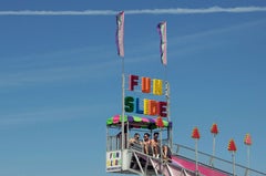Fun Slide. Architectural landscape color limited edition photograph 