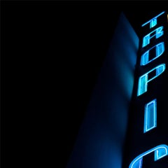 Very Tropical But At Night. Color Photography