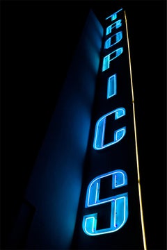 Very Tropical But At Night. Color Photography