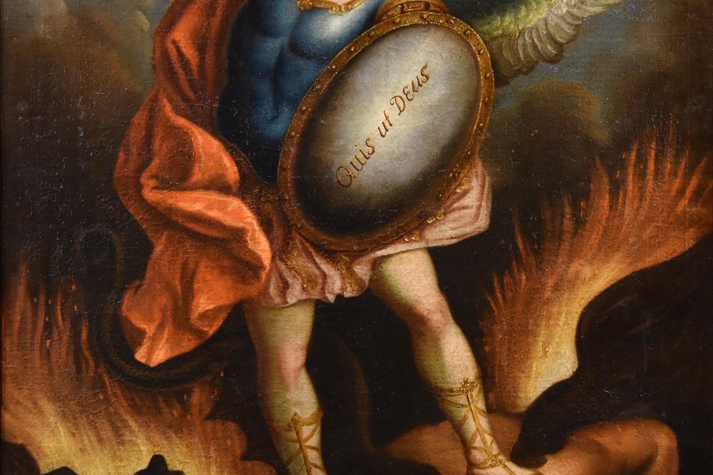Spanish School del XVIII secolo
Attribuito a Juan Pedro López (Caracas, Venezuela, 1724 - 1787)

San Michele Arcangelo

Olio su tela
91 x 69 - Con cornice 105 x 85 cm

DETTAGLI (LINK)

La tela raffigura uno splendido San Michele Arcangelo che