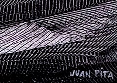 "2 Cibergrafo Enredo (M11)". Pintura geométrica abstracta de colores.