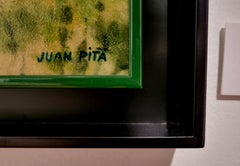 Texcollage (M10). Pintura geométrica abstracta de colores