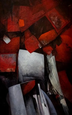 "1 REPERTORIO (M6)". Abstract geometric painting.