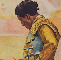 Bullfighting Poster with Juanito Belmonte - Alicante, 2 August 1942