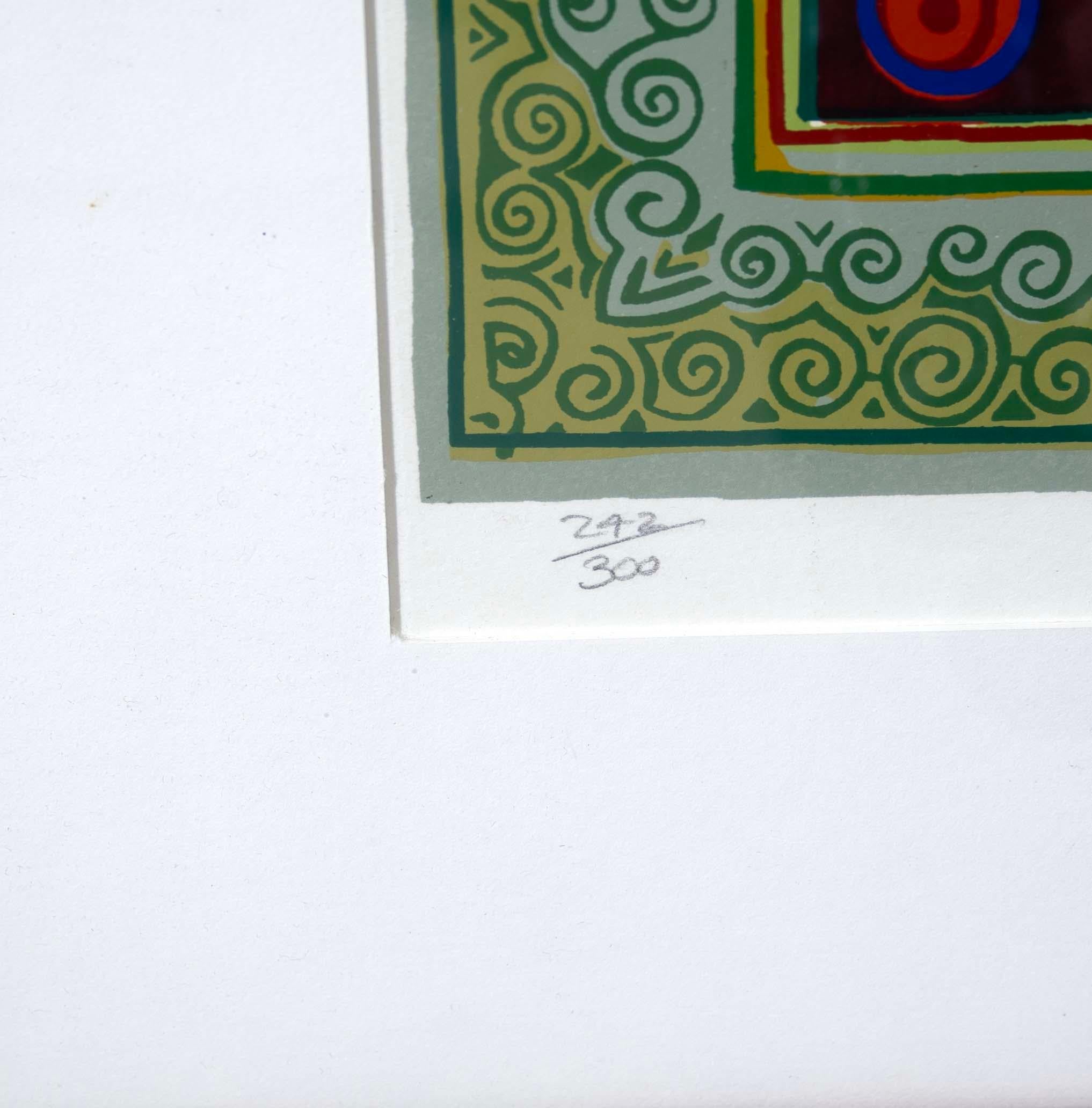 Juan Romero Buenos Dias Satellite Amigo Signed Serigraph 242/300 Framed 1978 2