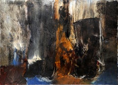 Detritus Series 1, Acrylic Abstract Painting by Juan Sanchez Juarez
