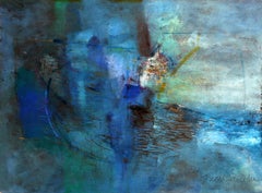 Detritus Series 7, Abstract Painting by Juan Sanchez Juarez