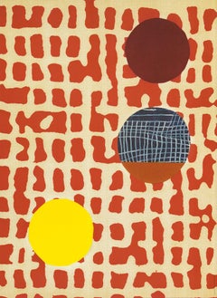 Roland Garros 2014 Vintage Offset Print, Contemporary Style, Unframed