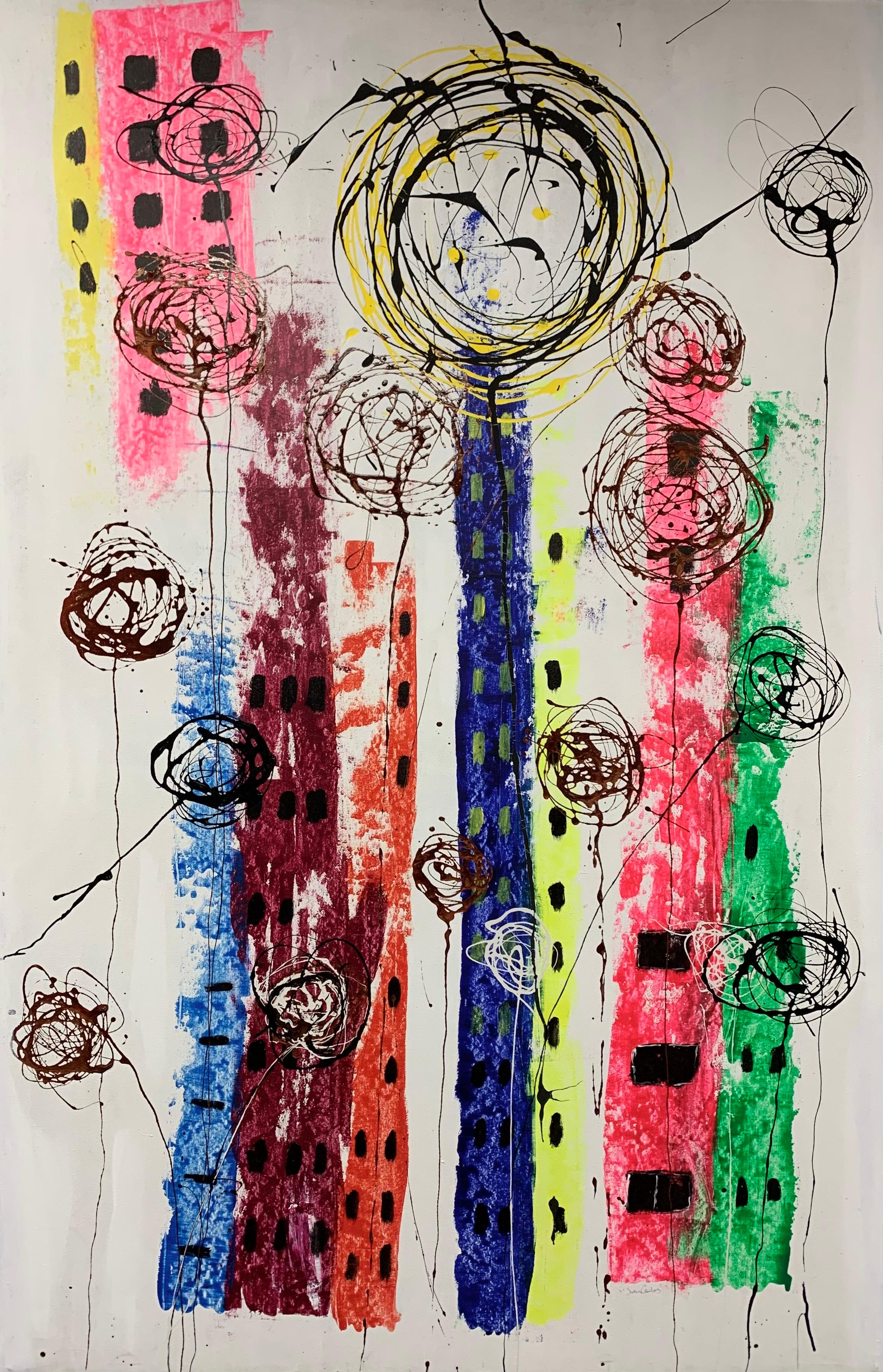 Abstract Painting di JuanCarlos rLora - Giungla di cemento