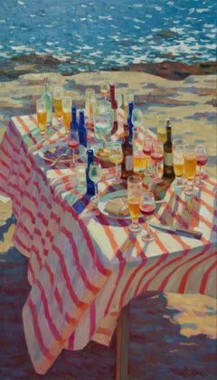 «Schreeuwend licht» (La luz que grita a todo volumen). Pintura al óleo sobre lienzo. Verano. Disponible