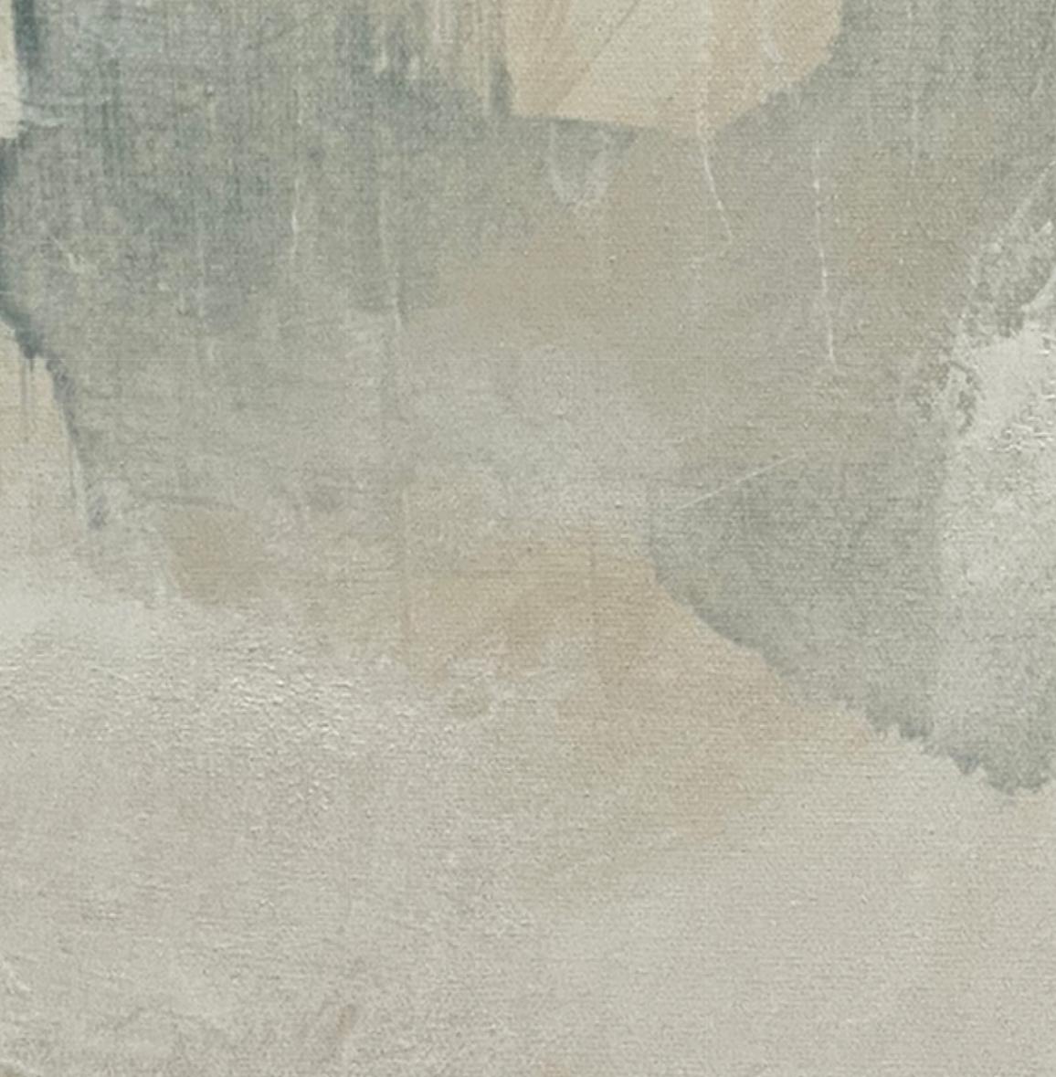 Articulate 7, abstrait contemporain, cume de mer, rotin, blanc 61 x 61 cm en vente 4