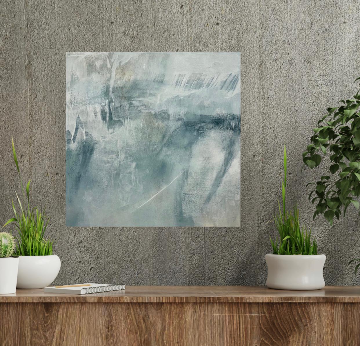Distant waters, ocean abstract, coastal, blue, tranquil, meditative  For Sale 11