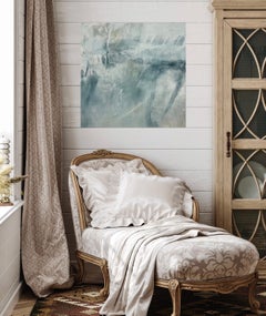 Distant waters, ocean abstract, coastal, blue, tranquil, meditative