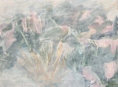 Heldly, Abstraktes botanisches Originalgemälde, 36 x 48 cm