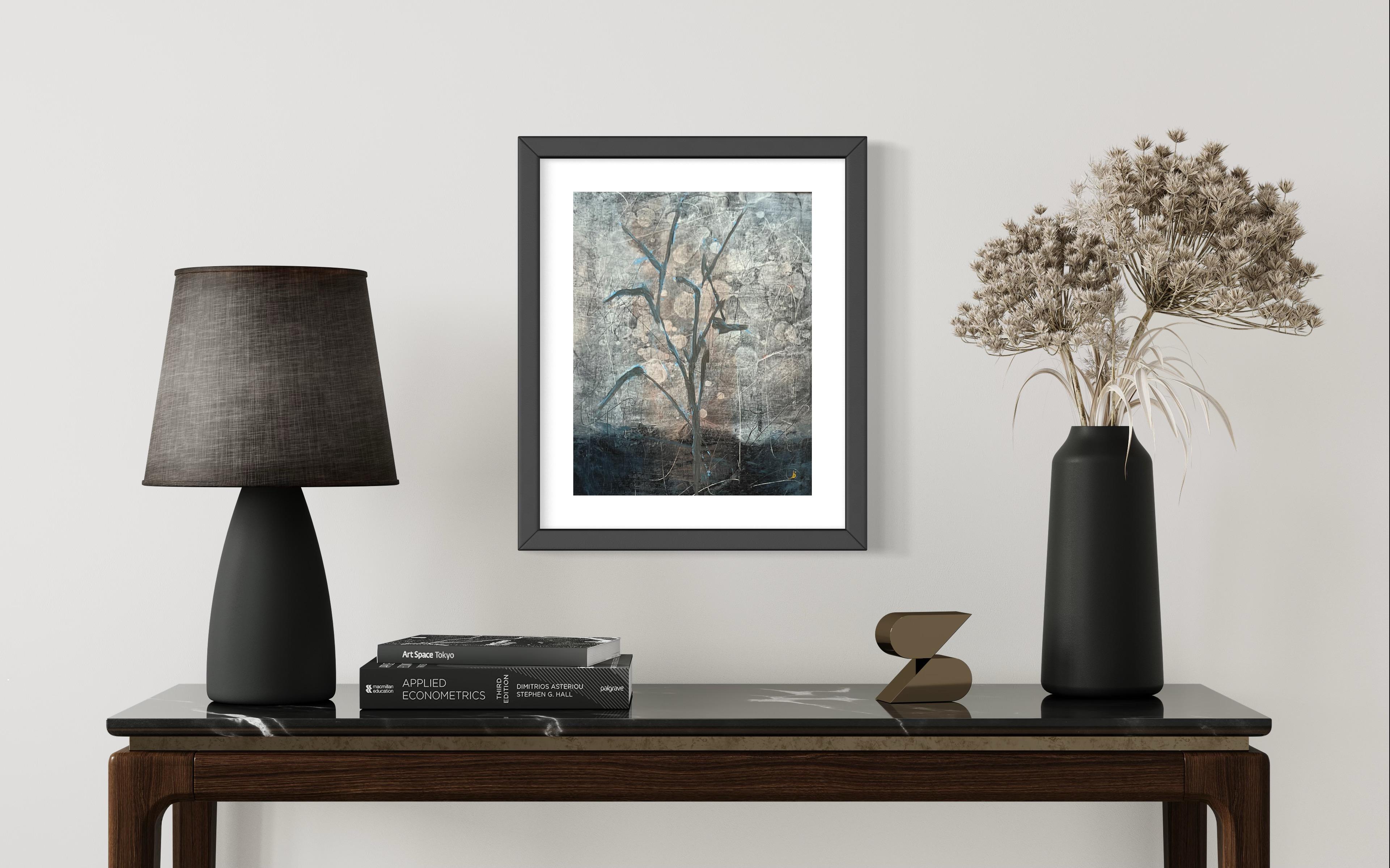 Naturally 1, neutral, framed, nature inspired  For Sale 6