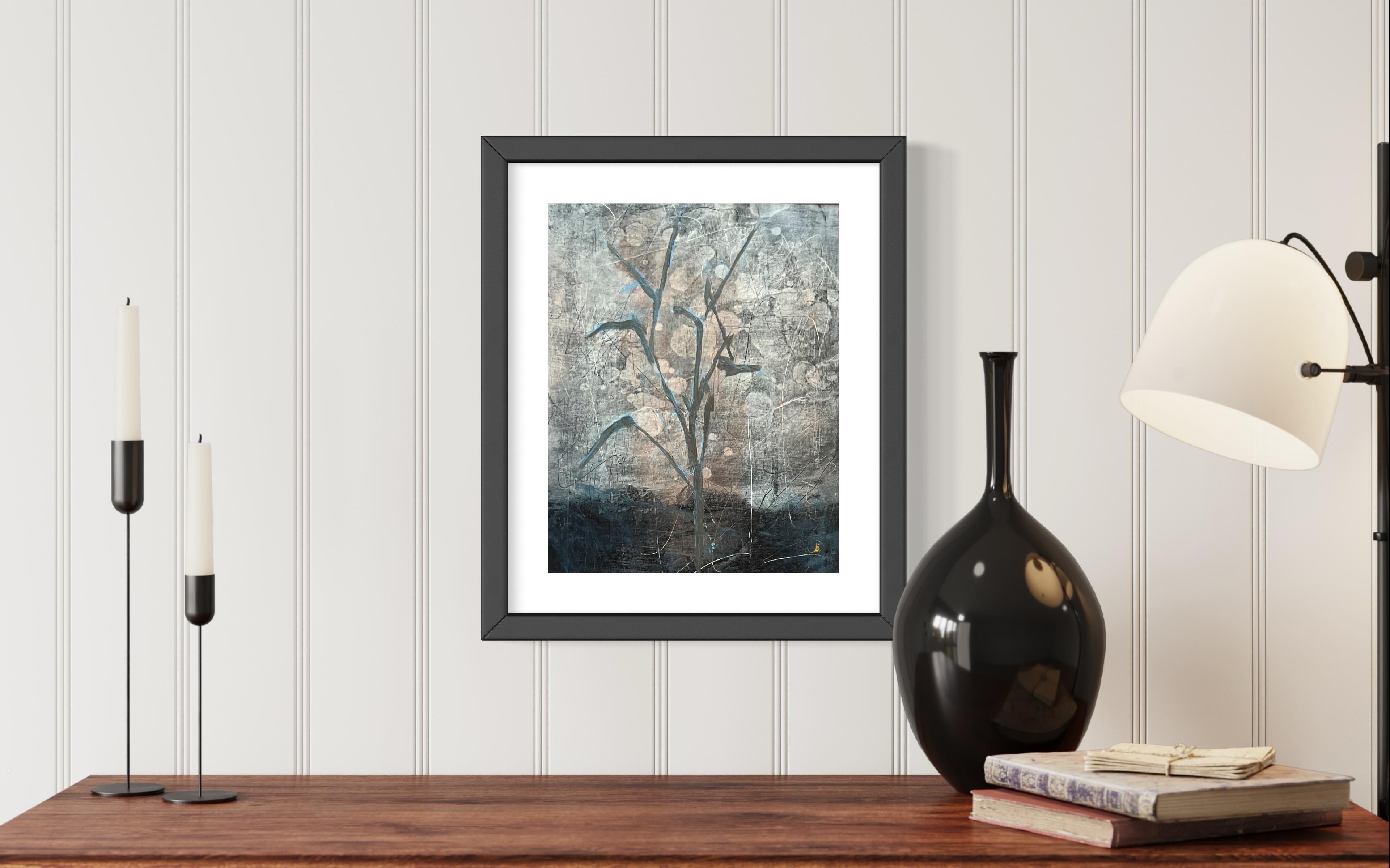 Naturally 1, neutral, framed, nature inspired  For Sale 7