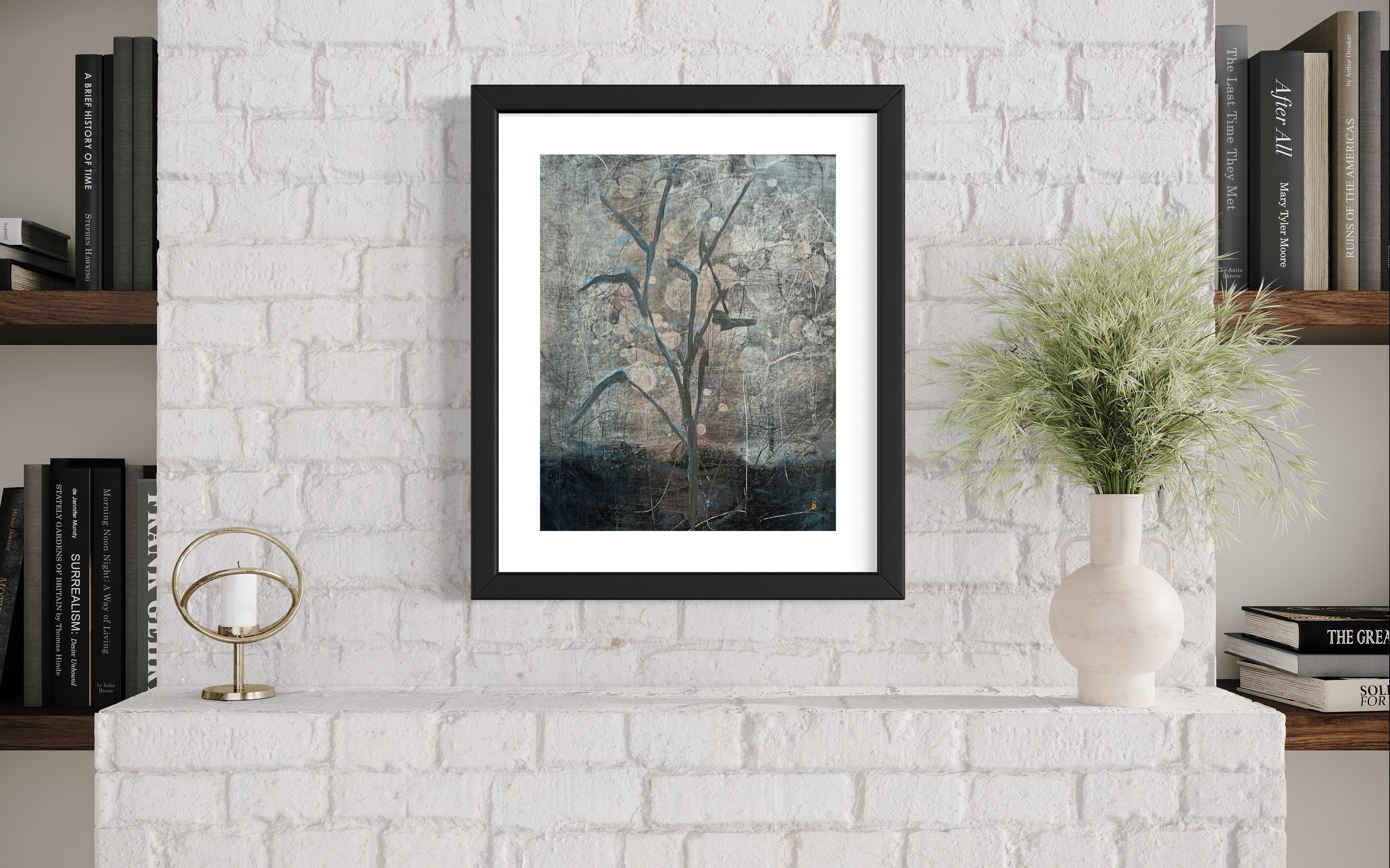 Naturally 1, neutral, framed, nature inspired  For Sale 8