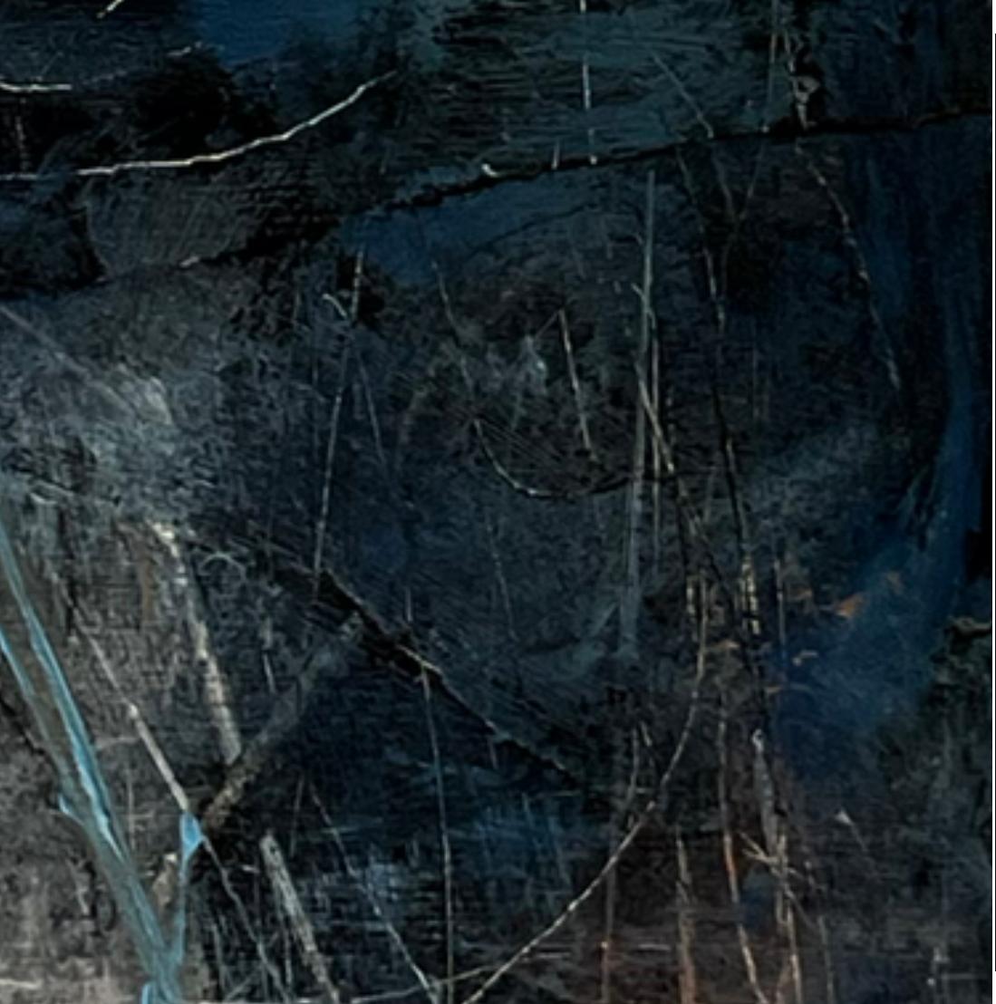 Natürliche 3, neutrale, gerahmte, originale zeitgenössische Kunst (Grau), Abstract Painting, von Juanita Bellavance 