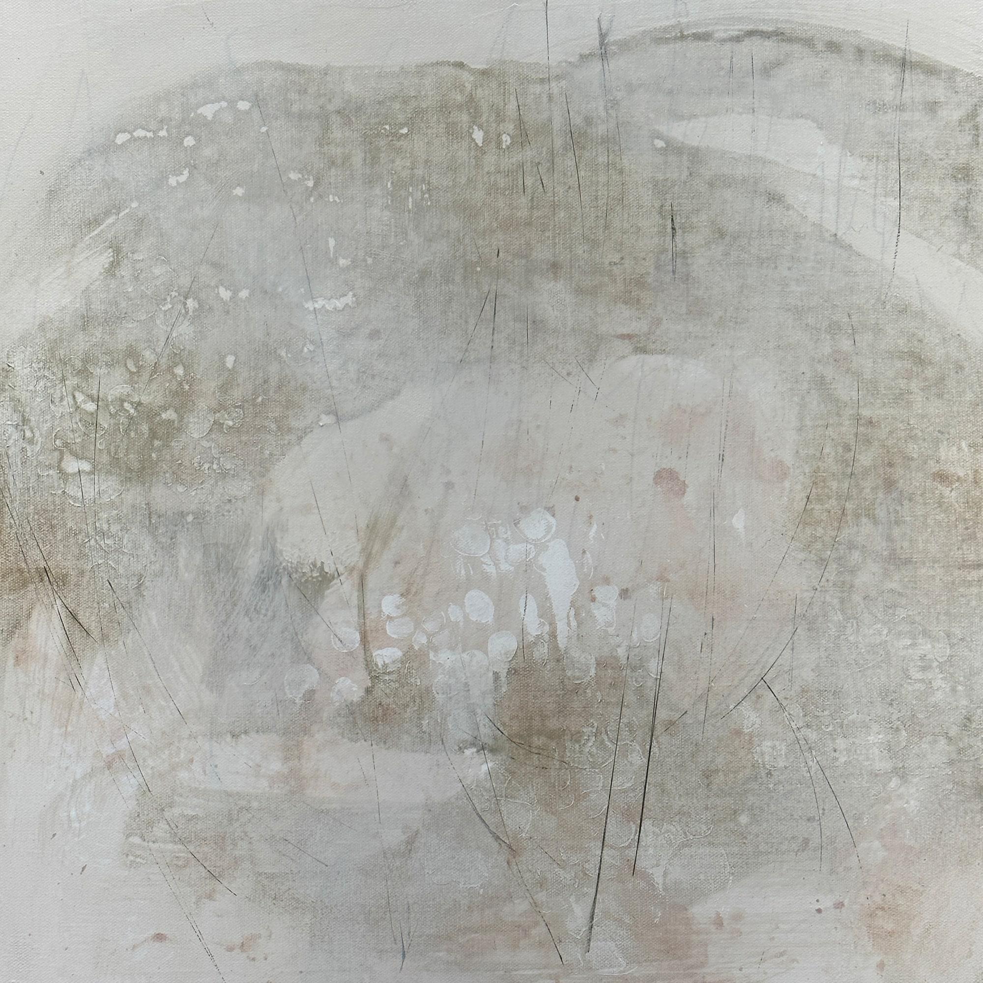 Abstract Painting di Juanita Bellavance  - Organico 3, 2023, Neutro, terroso, espressionismo astratto