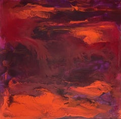 Sailor's delight, Contemporary painting with bold reds, oranges and violets