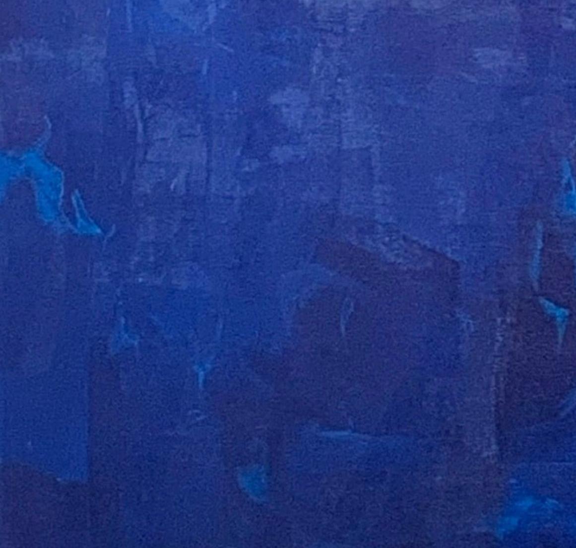 La mer profonde, océan contemporain, bleu foncé, essence de l'océan, art de Floride en vente 3