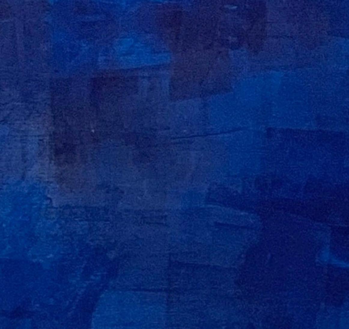 La mer profonde, océan contemporain, bleu foncé, essence de l'océan, art de Floride en vente 4