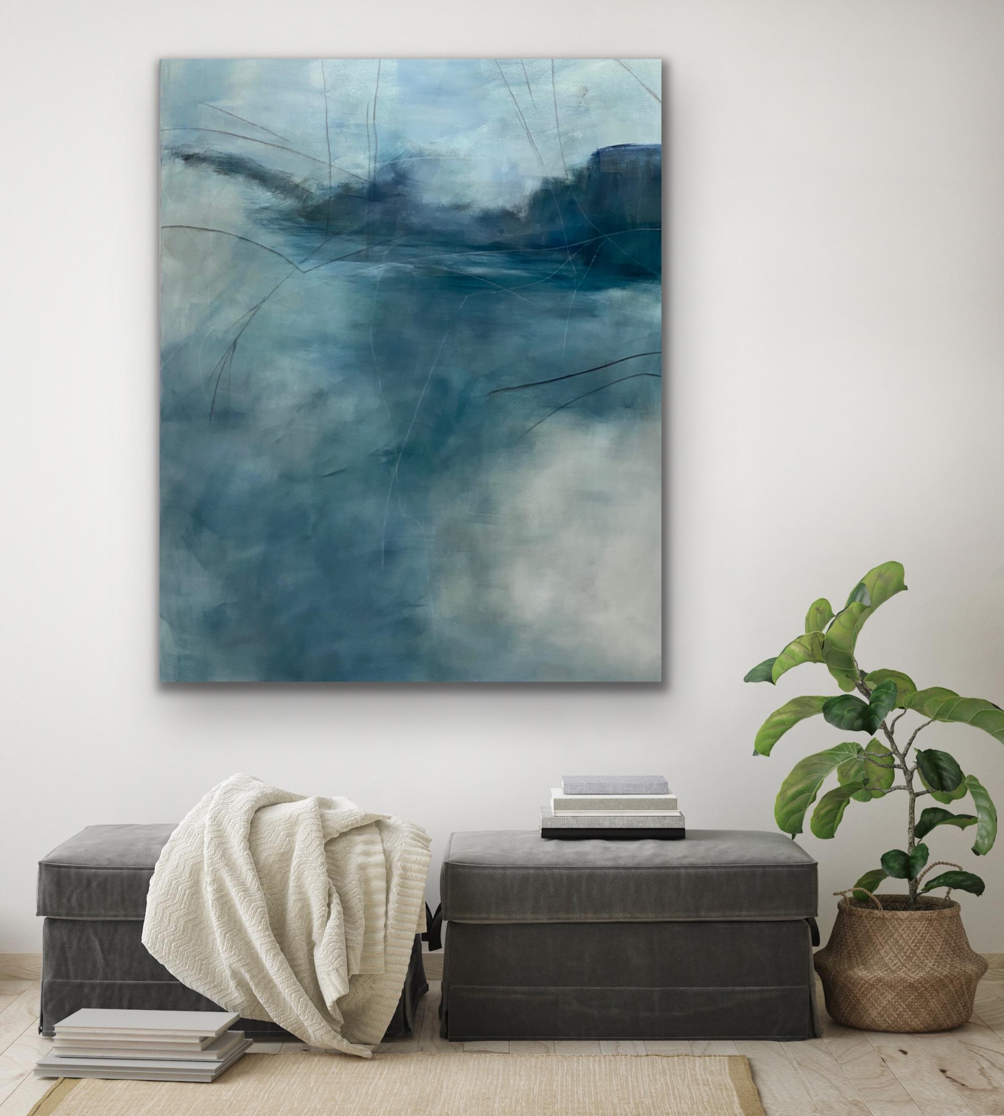 Sense of spirit, From the Chestatee River portfolio, contemporary water, blue For Sale 8