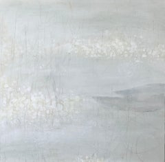The Pond in February 6, lily pond, neutral, soft art