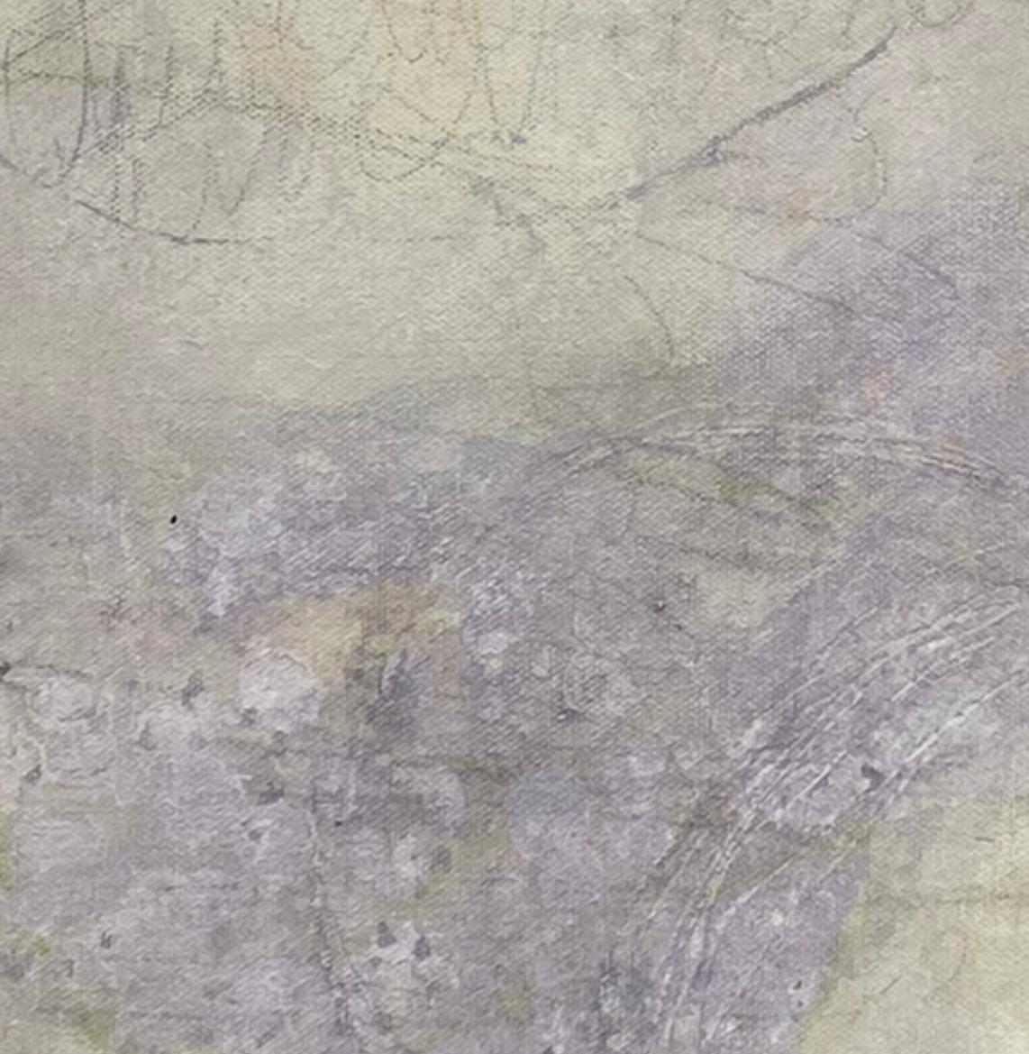 Variante 1, pervinca, arte da parete, ispirato alla natura in vendita 1
