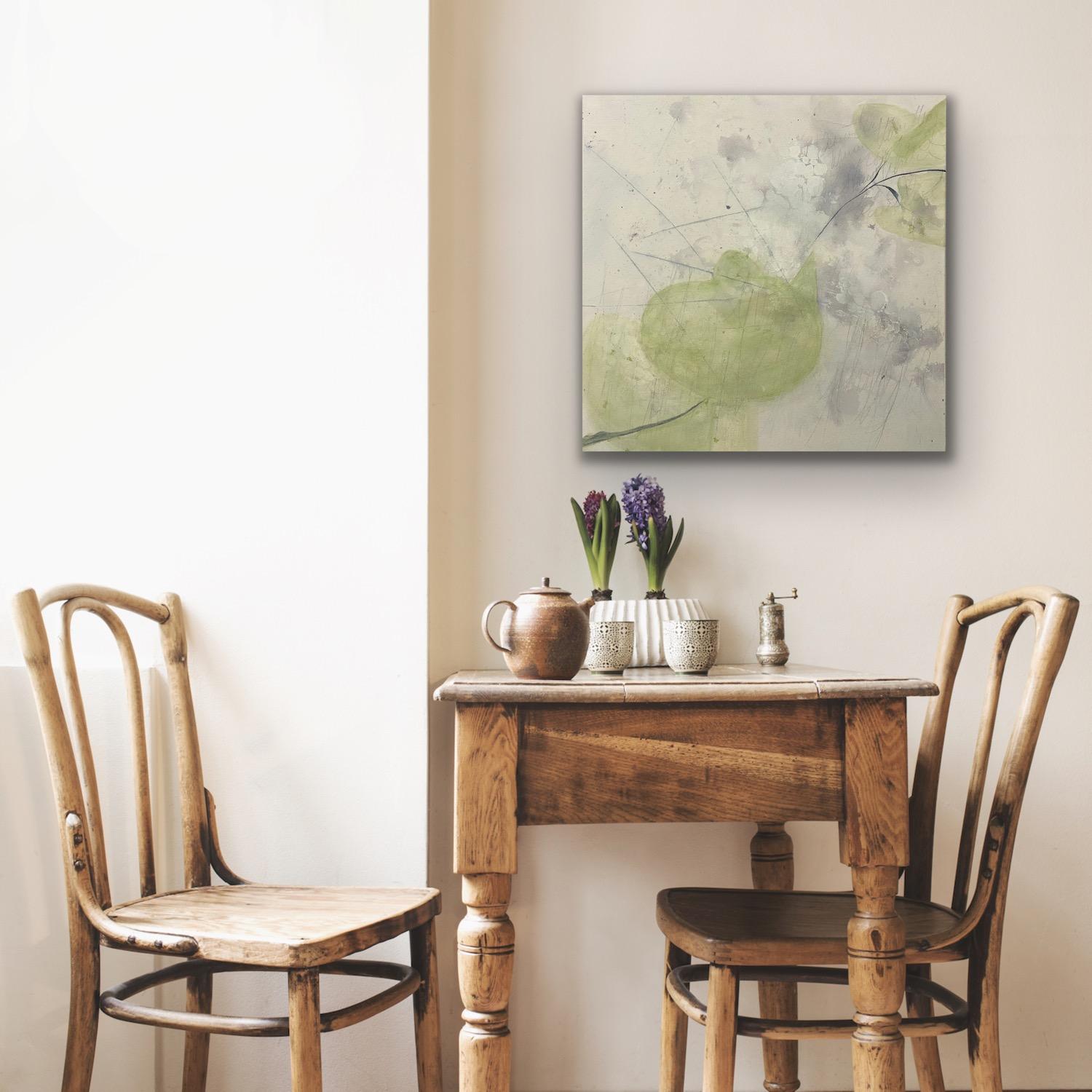 Variazione 15, Greene & Greene, bianco, Arte murale contemporanea, colori freschi di primavera in vendita 15