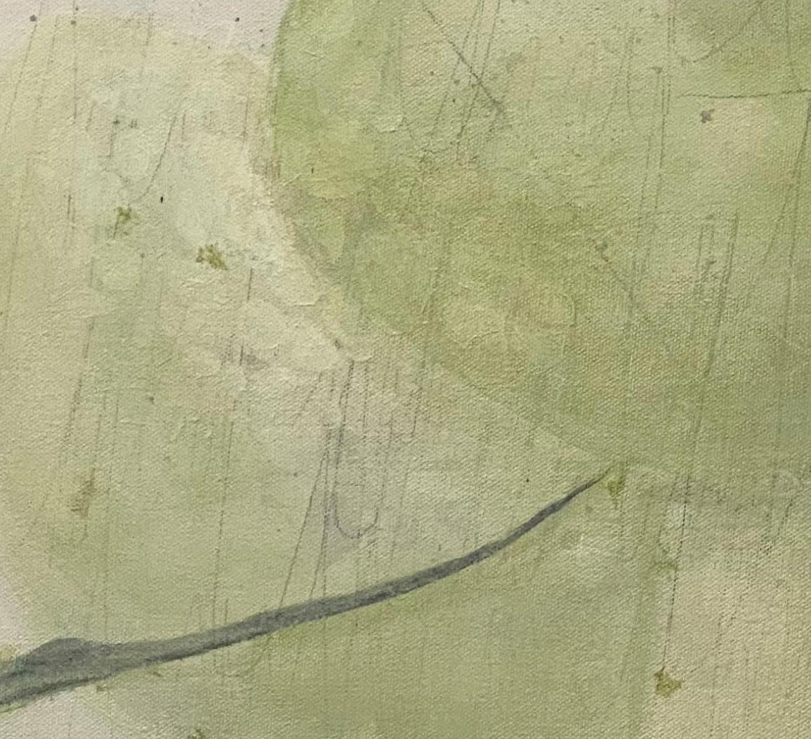 Variazione 15, Greene & Greene, bianco, Arte murale contemporanea, colori freschi di primavera in vendita 3