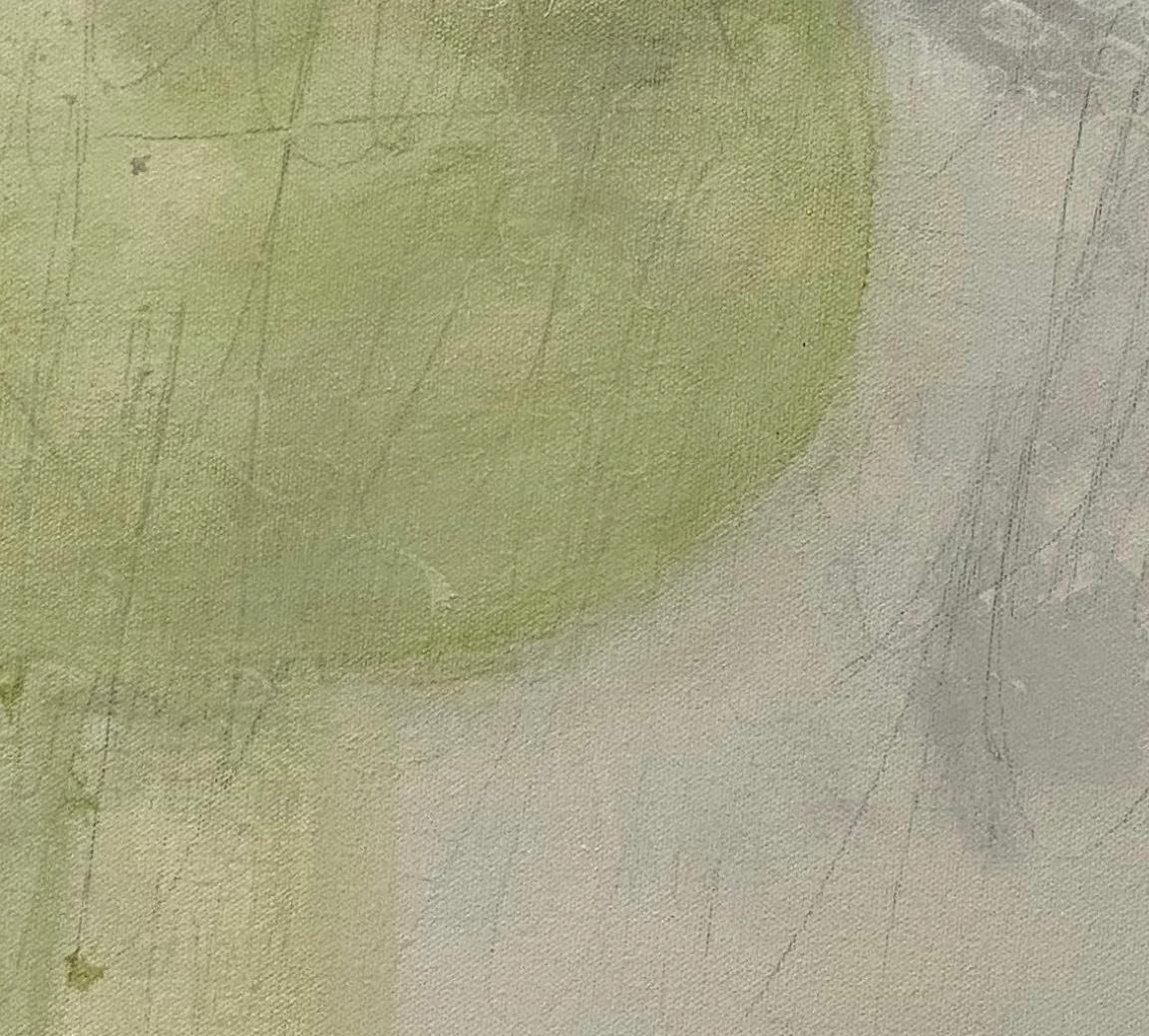 Variazione 15, Greene & Greene, bianco, Arte murale contemporanea, colori freschi di primavera in vendita 4