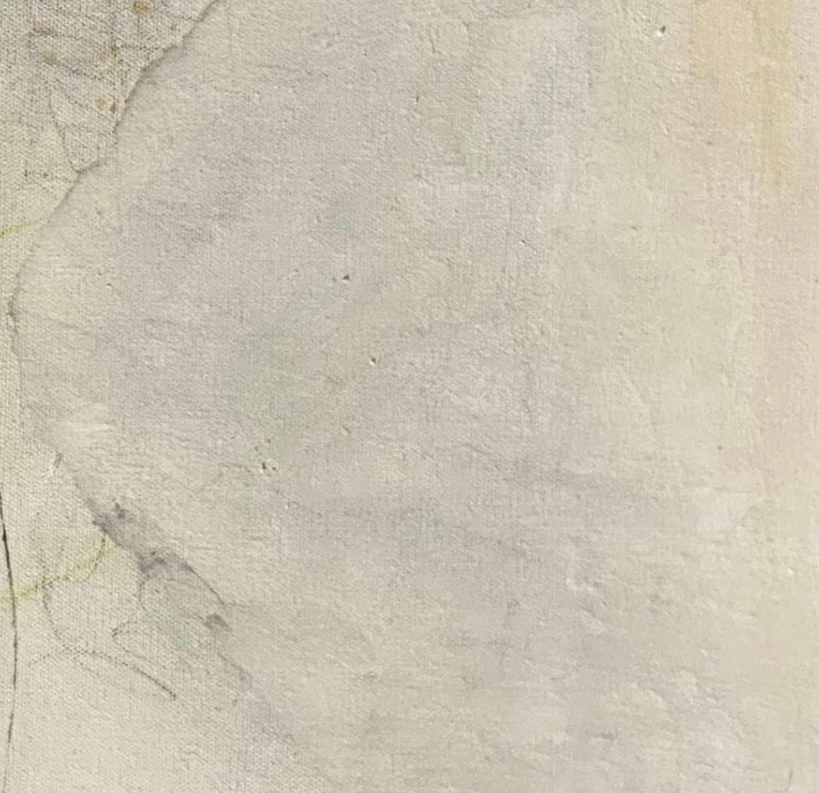 Variazione 6, bianco su bianco, ispirato alla natura contemporanea in vendita 5