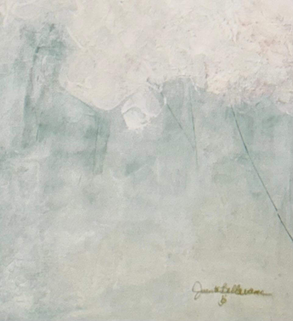 Weightless Presence, seafoam green, pink, soft, serene, atmospheric en vente 3