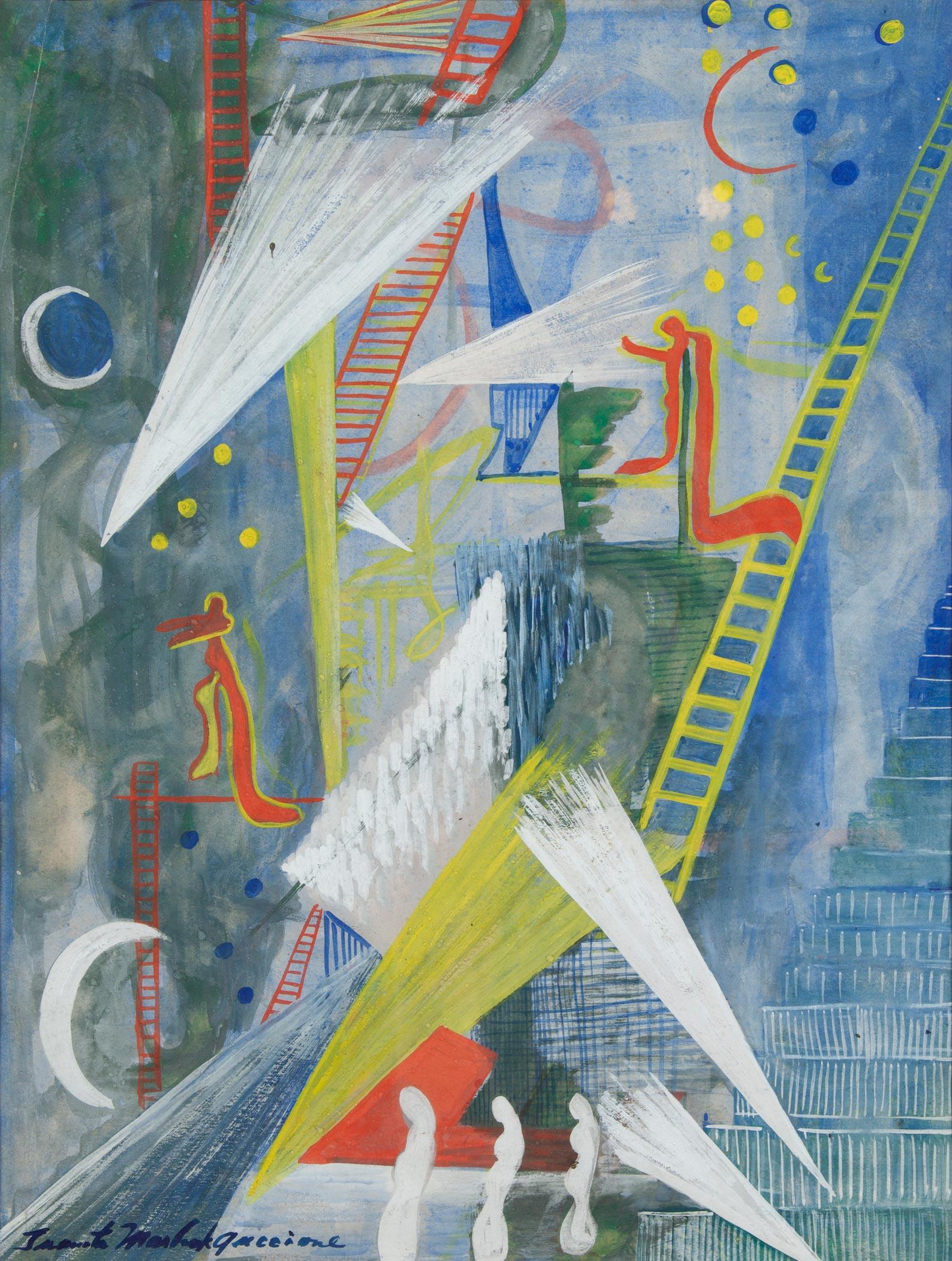 Study for Ladders - Art by Juanita Guccione