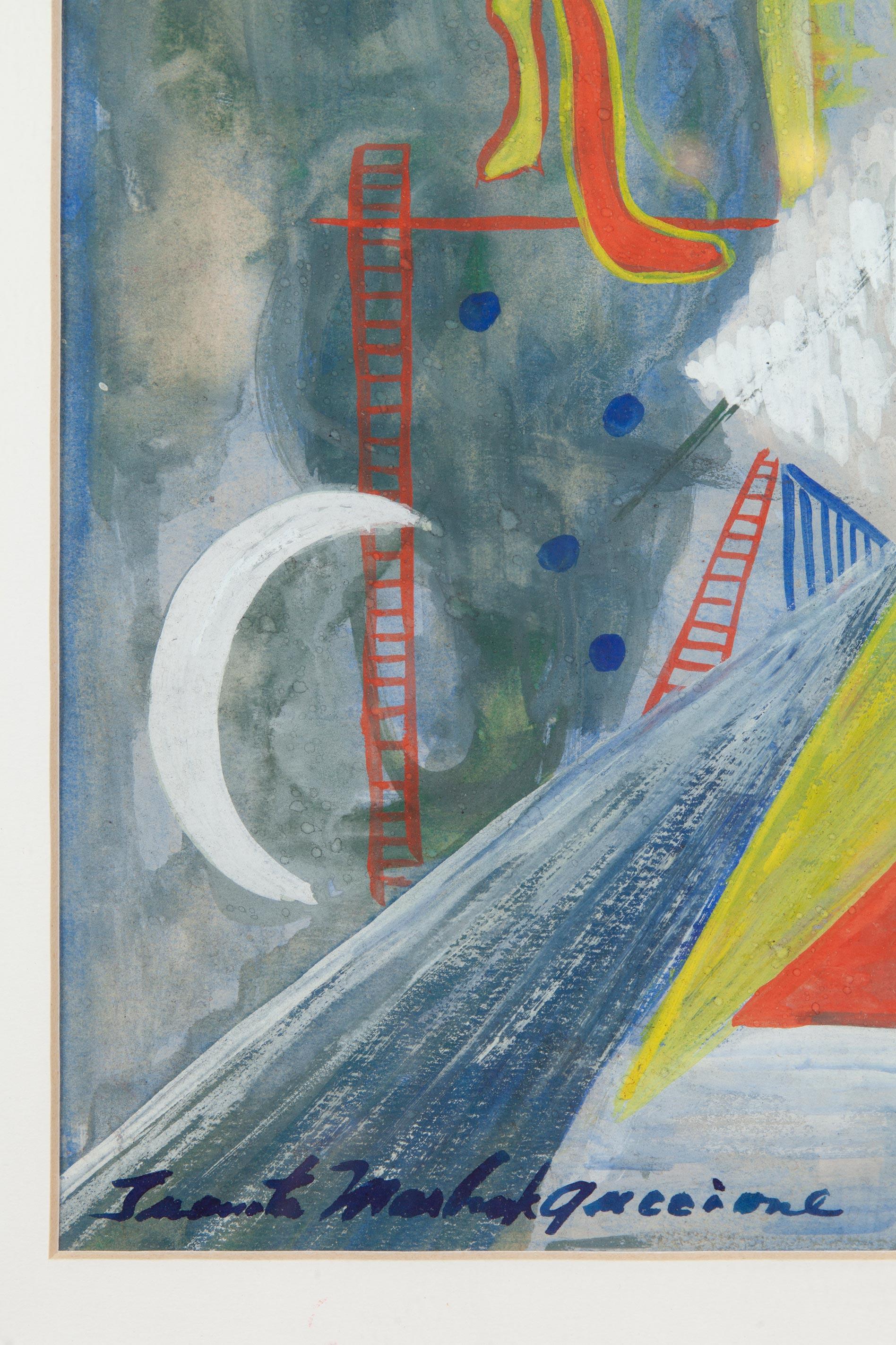 Study for Ladders - Abstract Art by Juanita Guccione