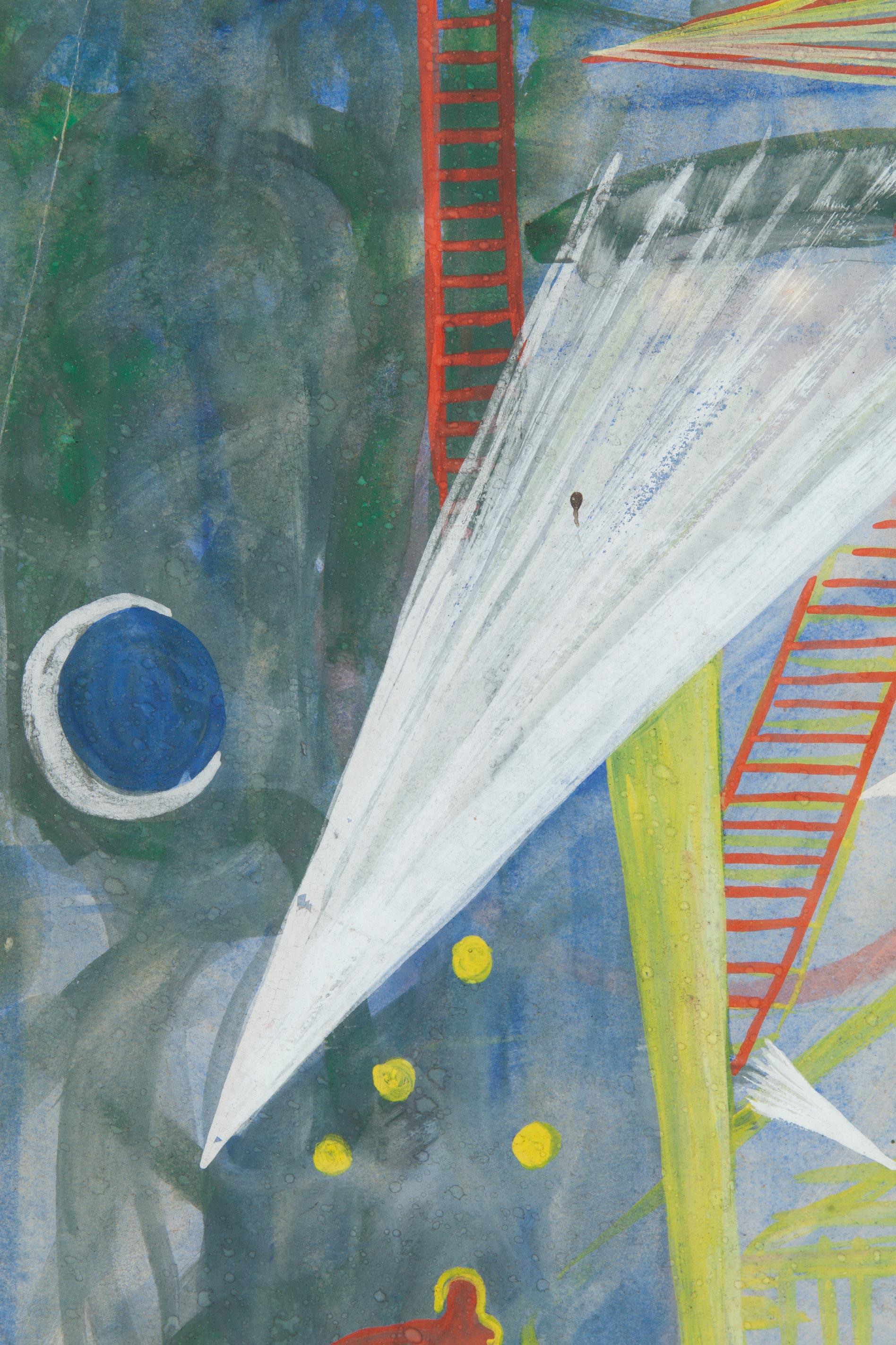 Juanita Guccione (American, 1904 - 1999) was an audacious and independent artist whose career defied classification. Born Anita Rice in Massachusetts, she lived and worked across Europe, North Africa, and New York, creating paintings that merge