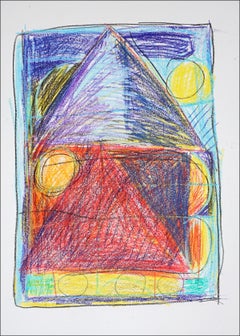 Architecture and Landscape, Dark Tones, Expressionist Drawing Gestures, Paper