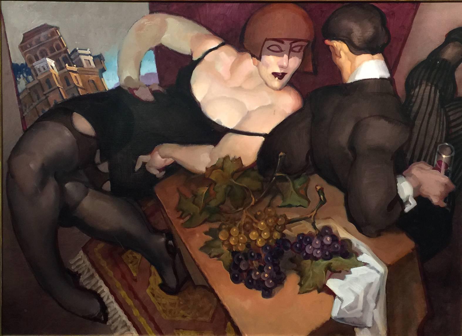 Hotel Em Sorrento - Painting by Juarez Machado