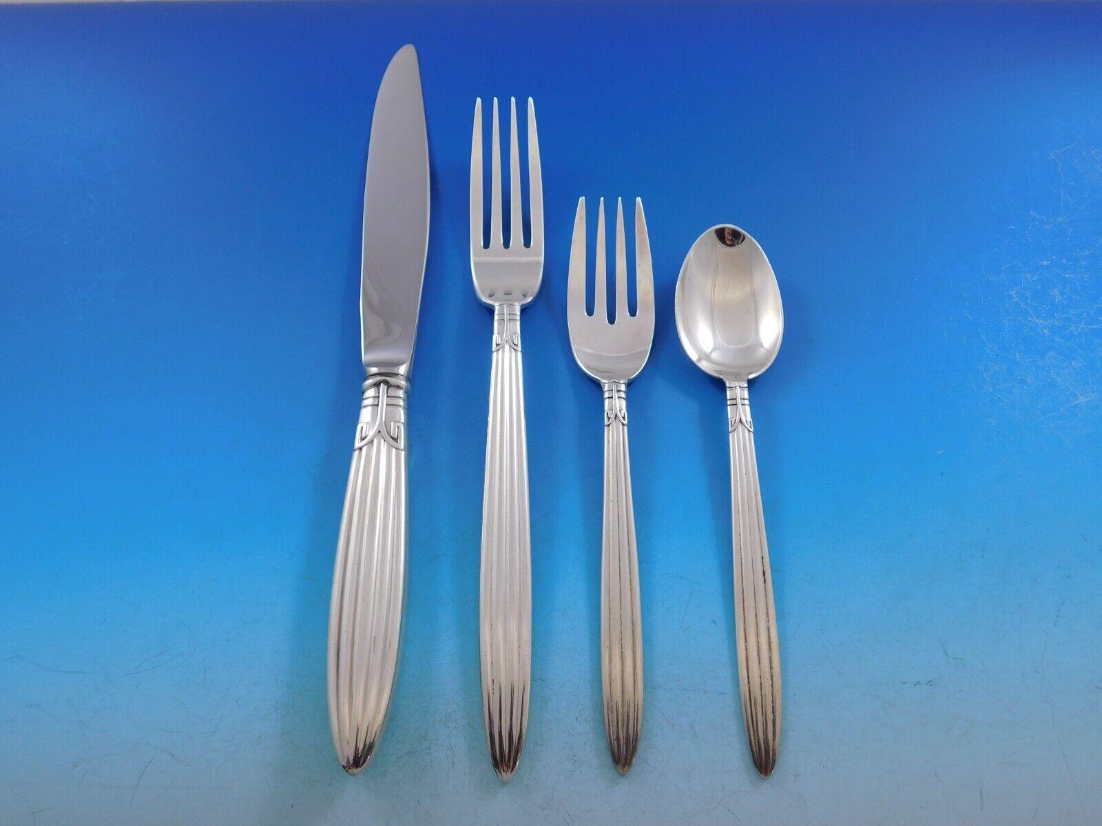 Jubilee by Reed & Barton Sterling Silver Flatware Set 12 Service 76 Pcs Dinner In Excellent Condition For Sale In Big Bend, WI