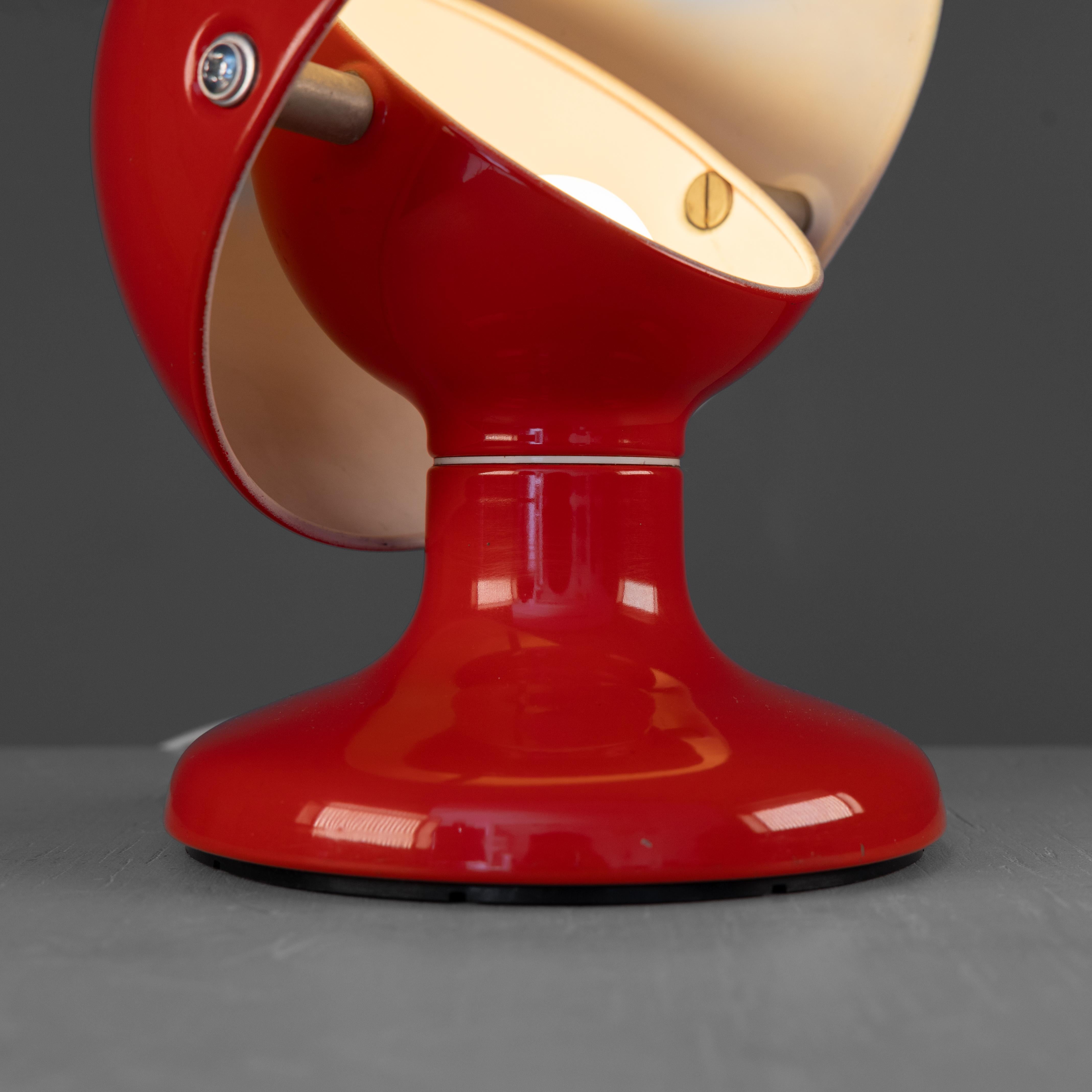 Jucker Lamp by Tobia Scarpa for Flos, red