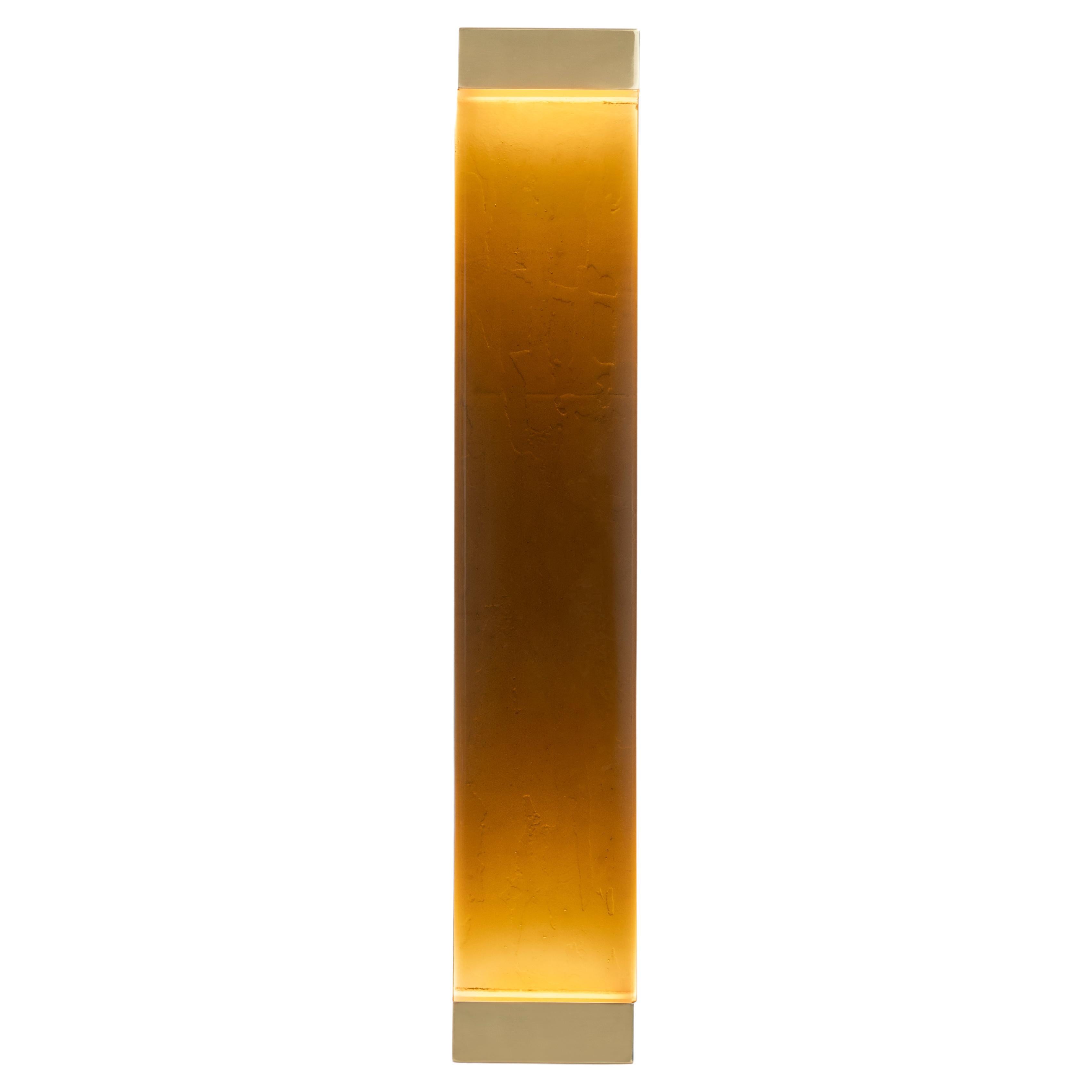 Jud Wall Lamps Cotto by Draga&Aurel Resin, 21st Century Glass Resin Brass