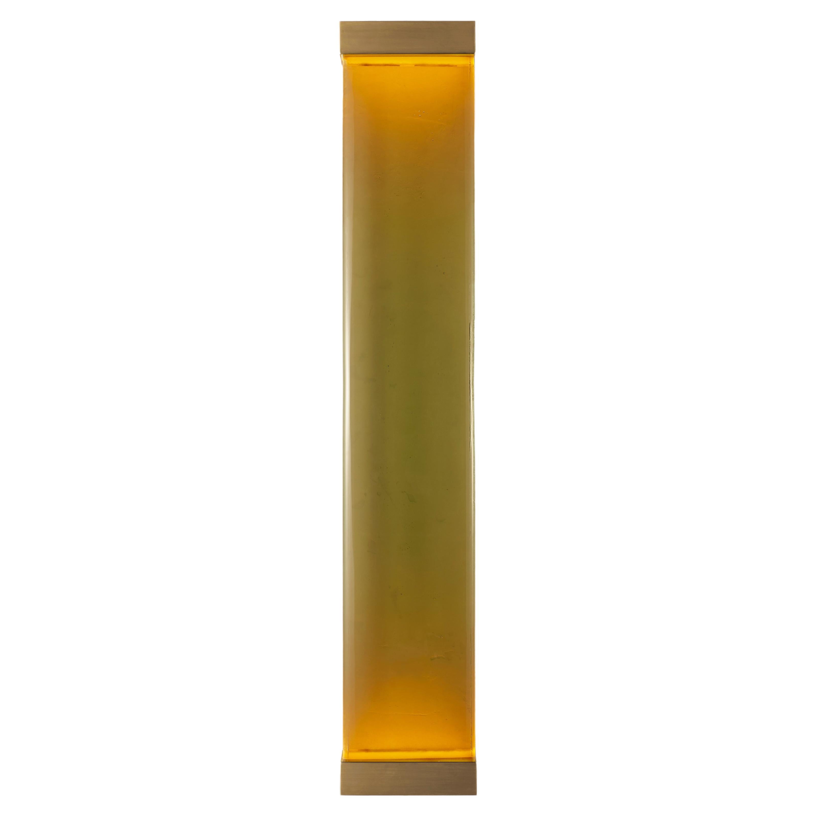 Jud Wall Lamps Mango by Draga&Aurel Resin, 21st Century Glass Resin Brass For Sale