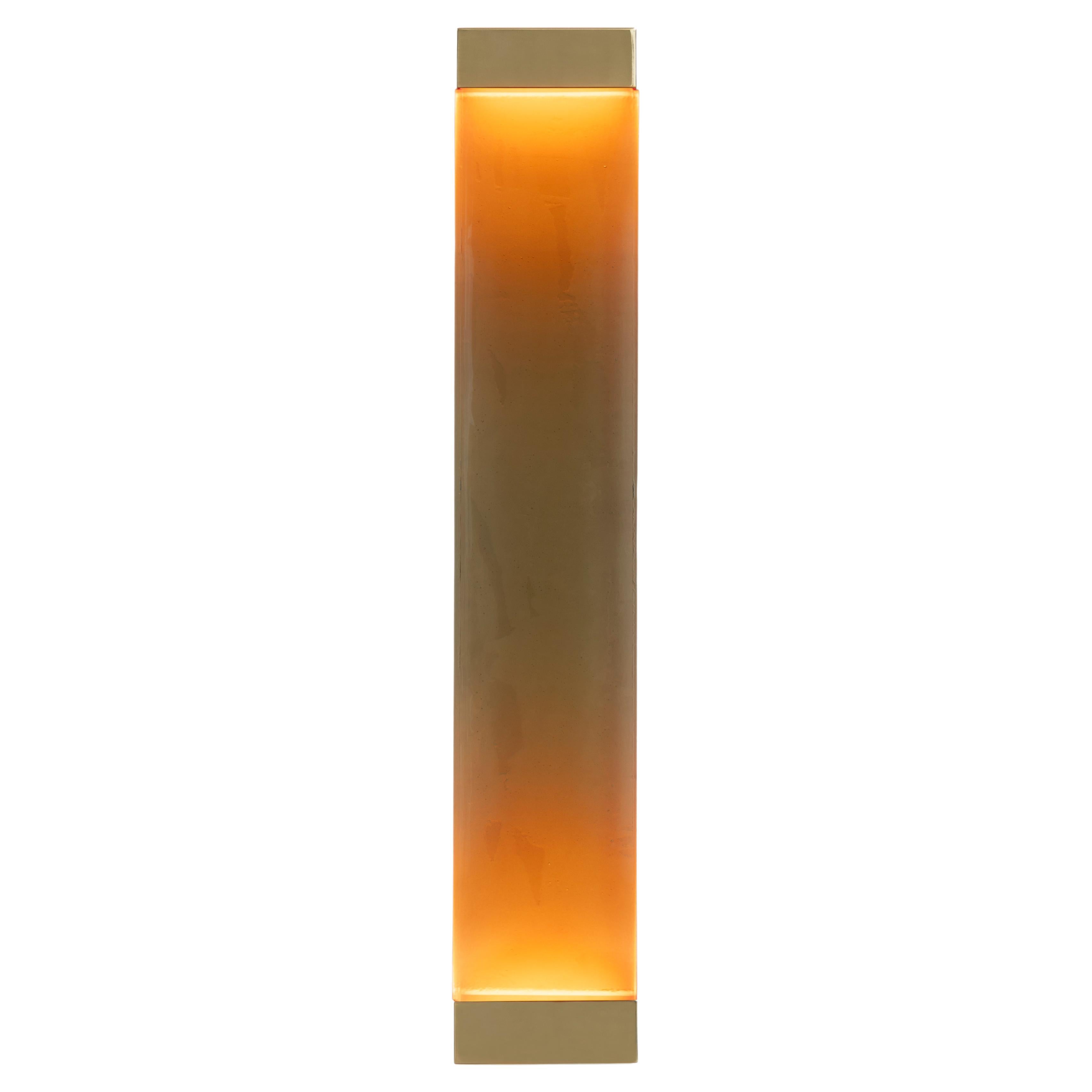 Jud Wall Lamps Mango by Draga&Aurel Resin, 21st Century Glass Resin Brass