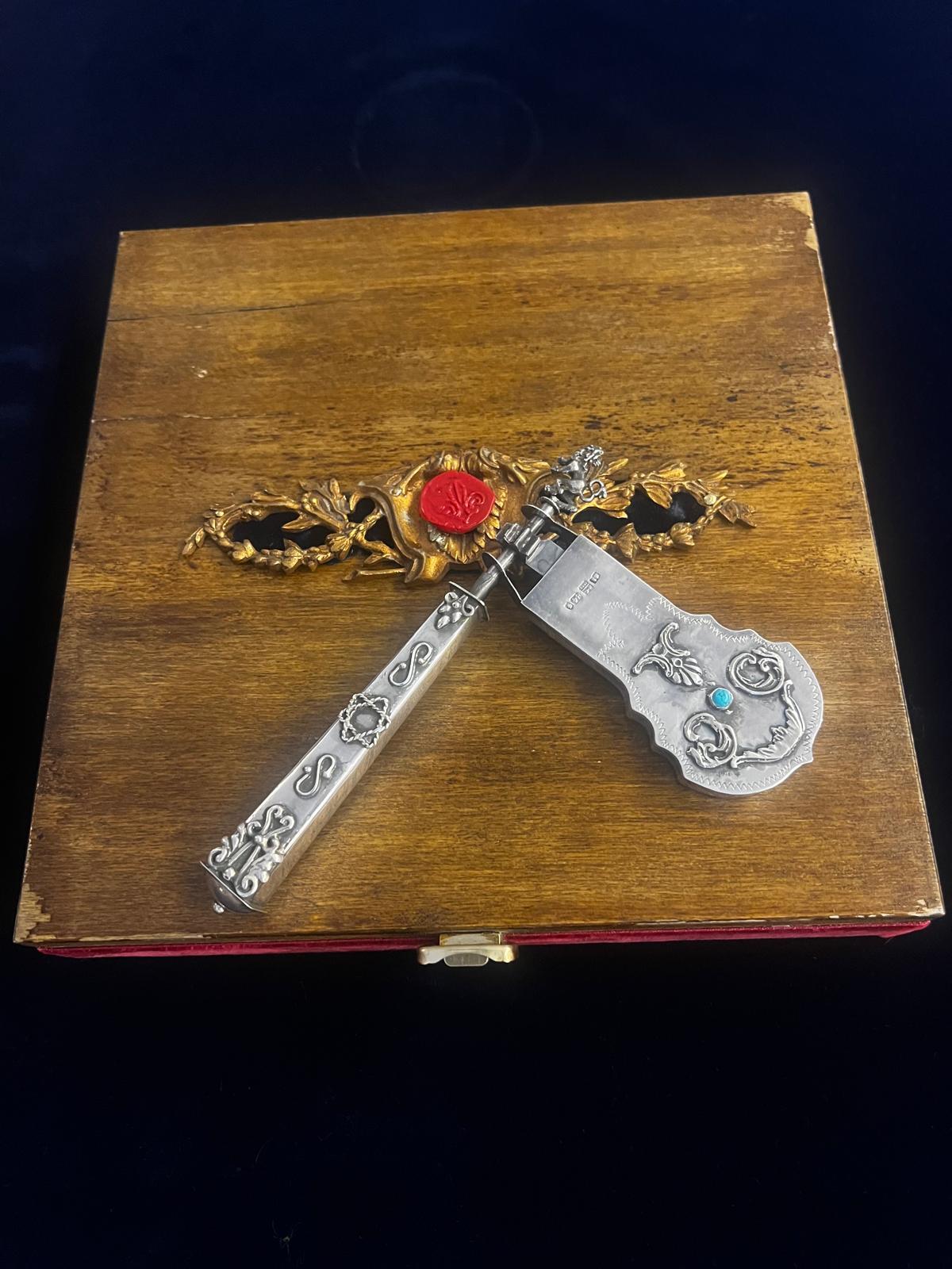 Austrian Judaical Antique Rare Sterling Silver Purim Rattler (Grager/Grogger) 1873