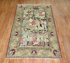 Judaical Persian Kerman Rug, Story of Joseph