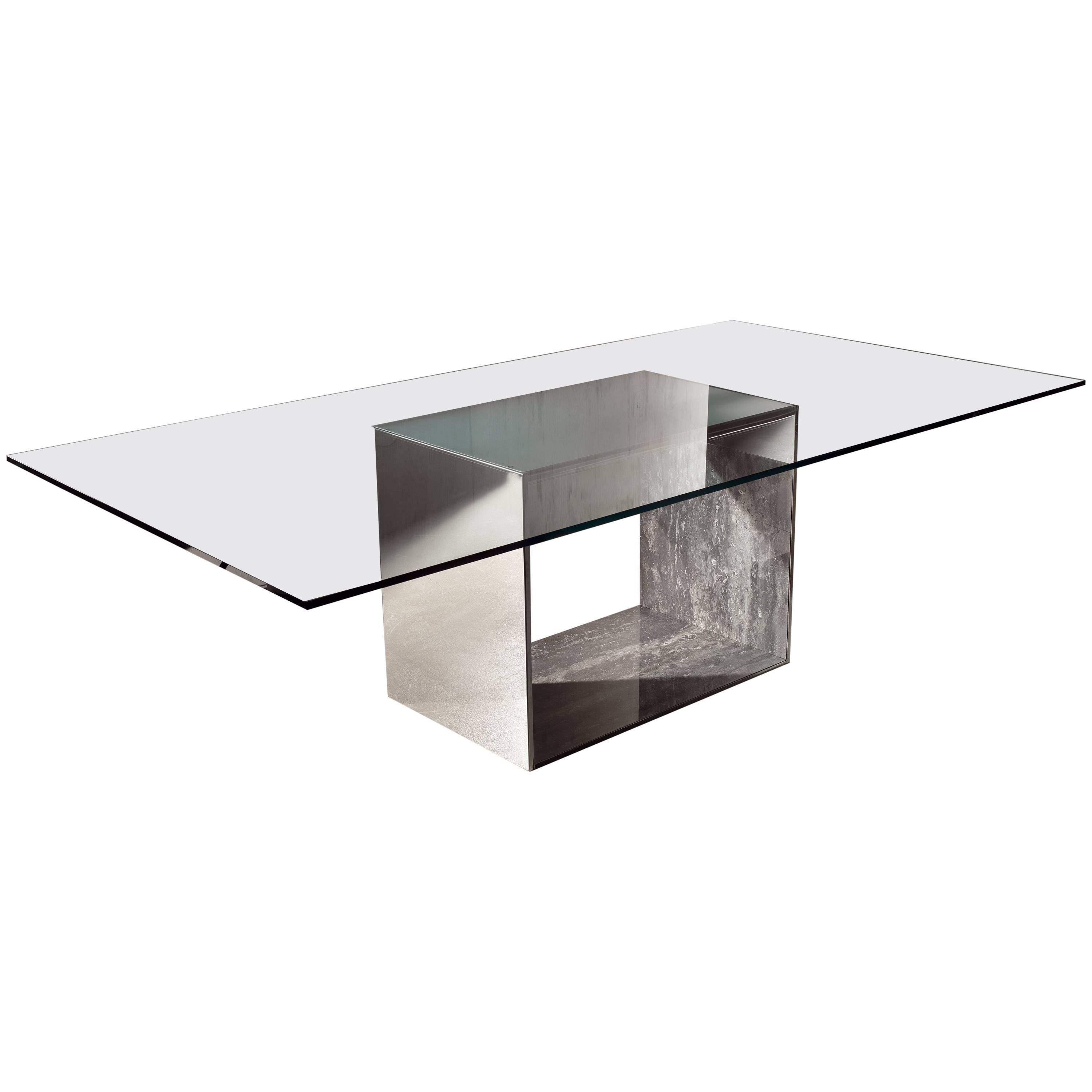 Judd Dining Table Rectangle by Acerbis Design For Sale