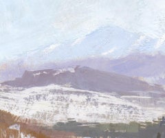 "011 - Plein Air-Daniels Peak, CO" (2022) By Judd Mercer, Gouache Painting